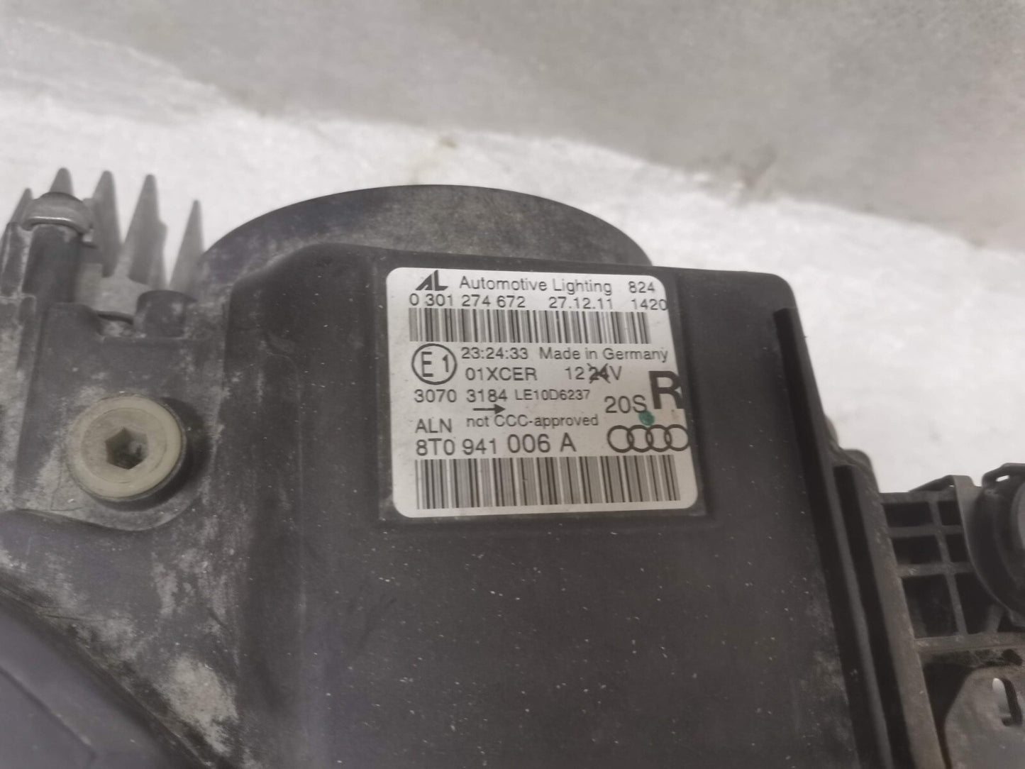 AUDI A5 2012-2016 DRIVER RIGHT LED XENON HEADLIGHT 8T0941006D au124