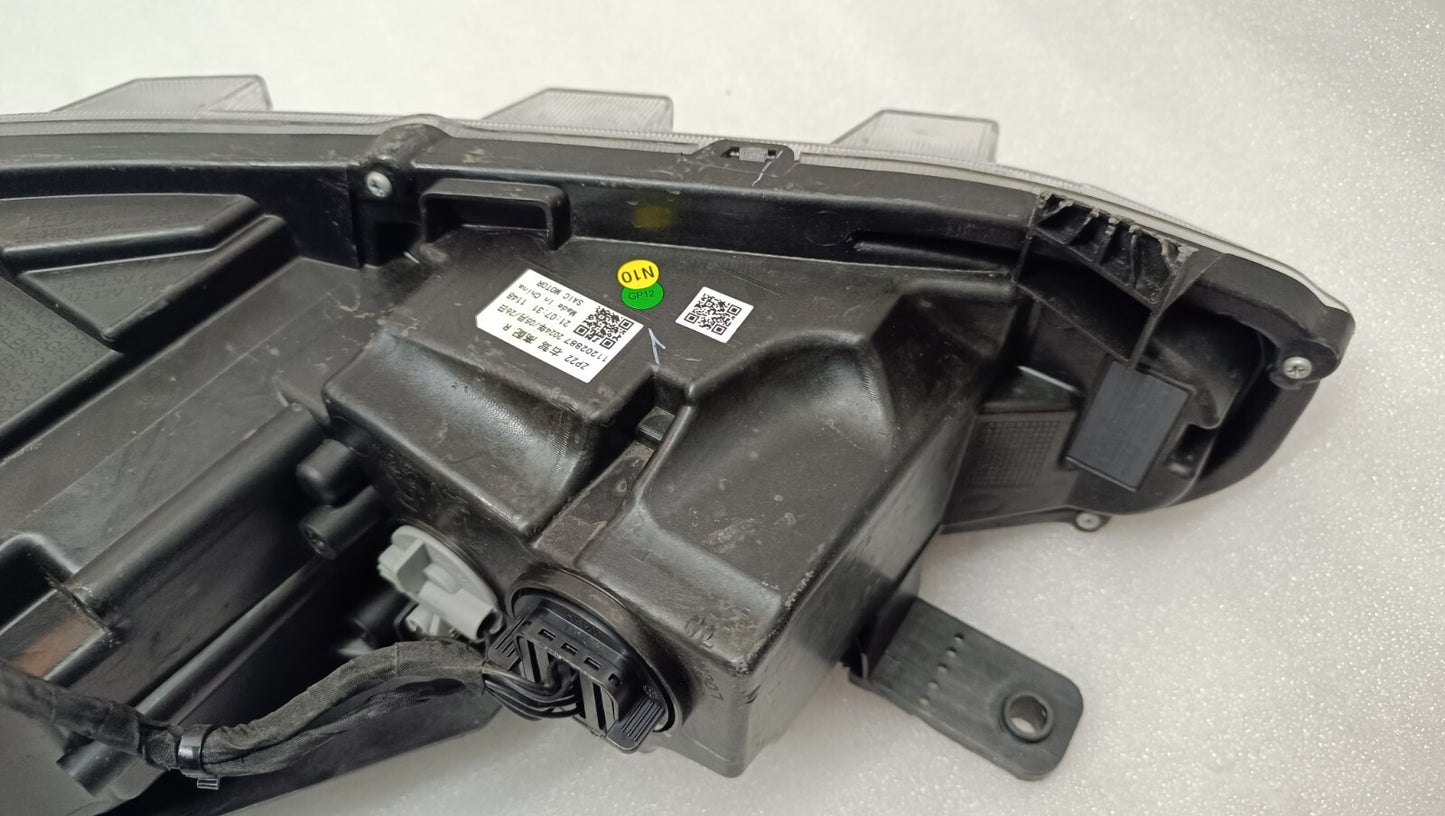 MG MG3 DRIVER SIDE RIGHT LED HEADLIGHT 2024 11202887 GENUINE MG 3 mg30