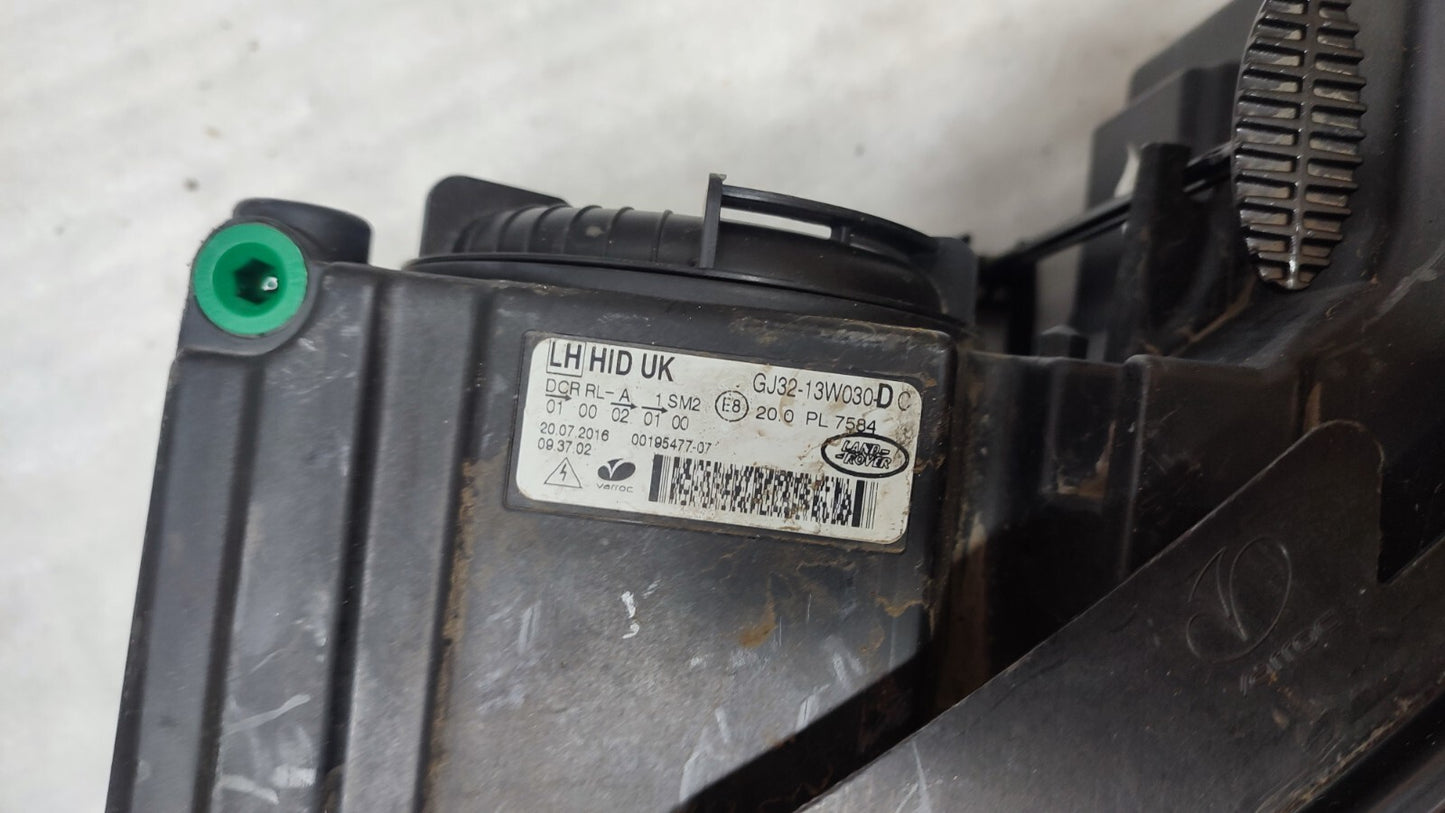 RANGE ROVER EVOQUE L538 PASSENGER SIDE XENON HEADLIGHT GJ32-13W030-DC jlr41