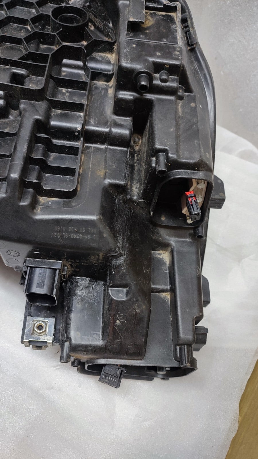 AUDI E-TRON PASSENGER SIDE LEFT LED HEADLIGHT 4KE941039A GENUINE 2018 2022 au157