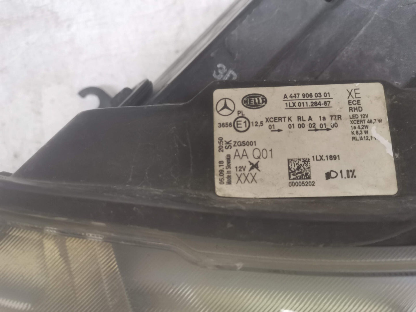 Mercedes Vito W447 2014-2019 Headlight Left Side A4479060301 m44731
