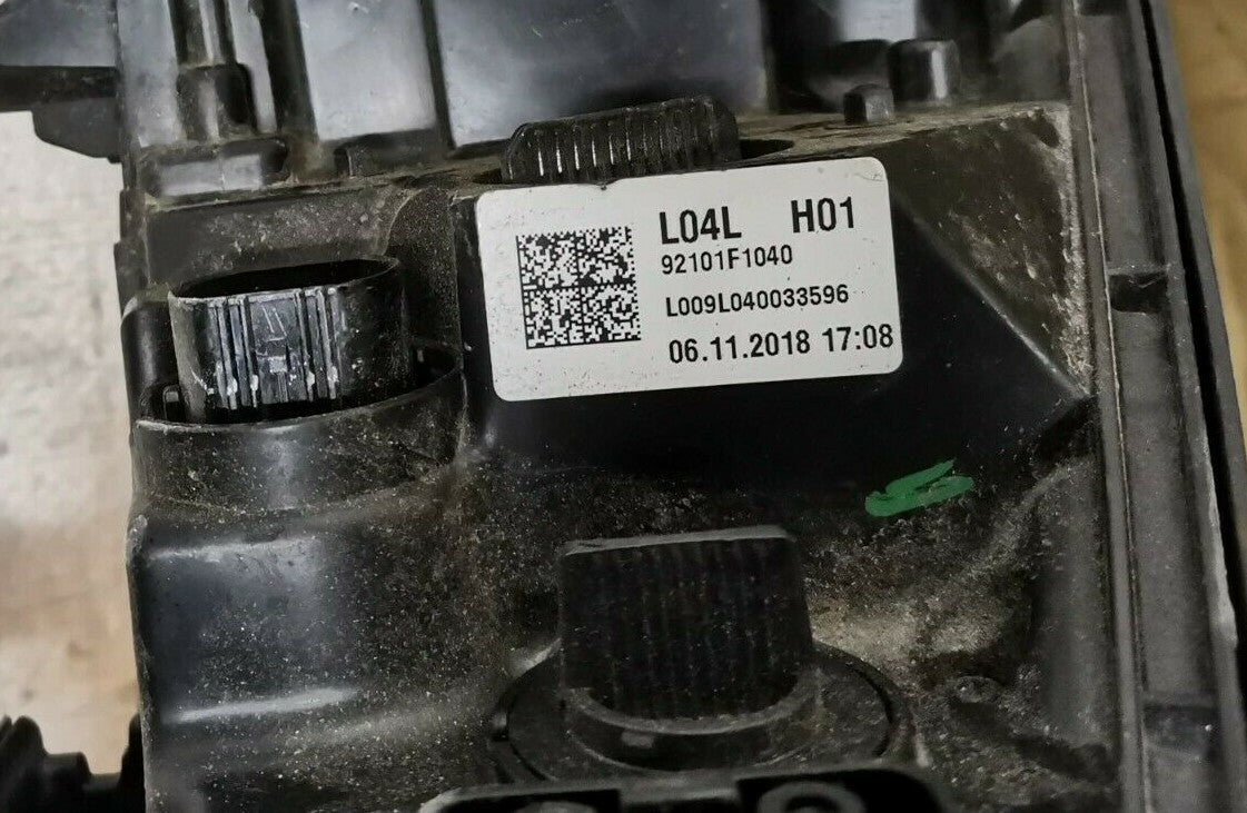 Kia Sportage 16-21 n/S passenger Halogen Headlight Lamp 92102-F1040 kisp3