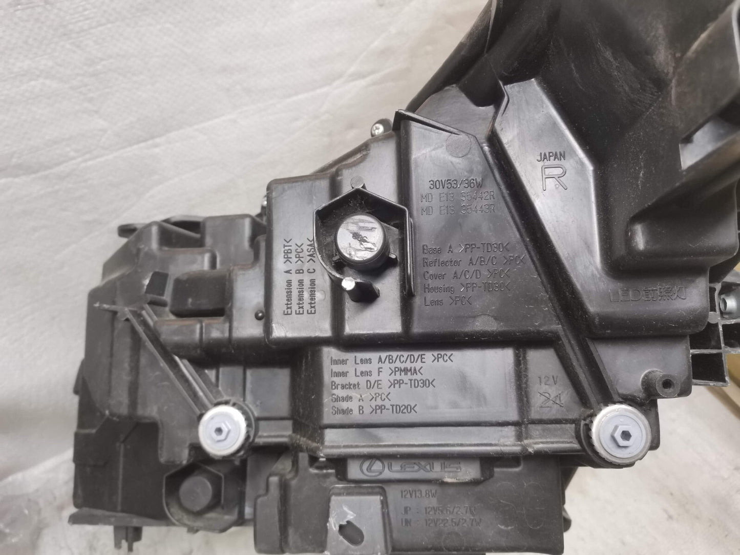 LEXUS RX RX450 RH450 2017 2018 2019 2020 LED DRIVER RIGHT SIDE HEADLIGHT lerx5