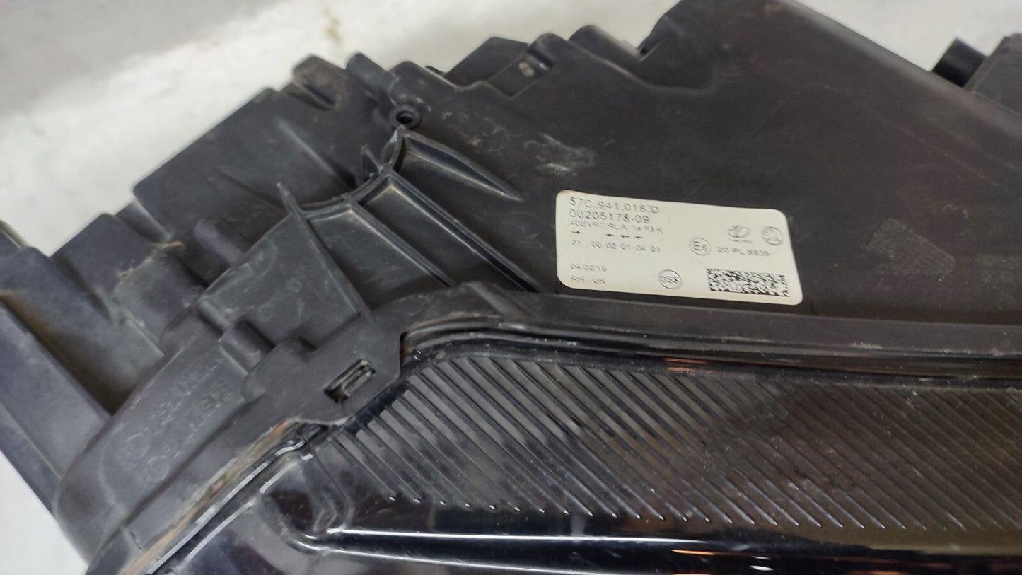 SKODA KAROQ LED RIGHT DRIVERS SIDE HEADLIGHT XENON 2020 57C941016D 2019+skkq85