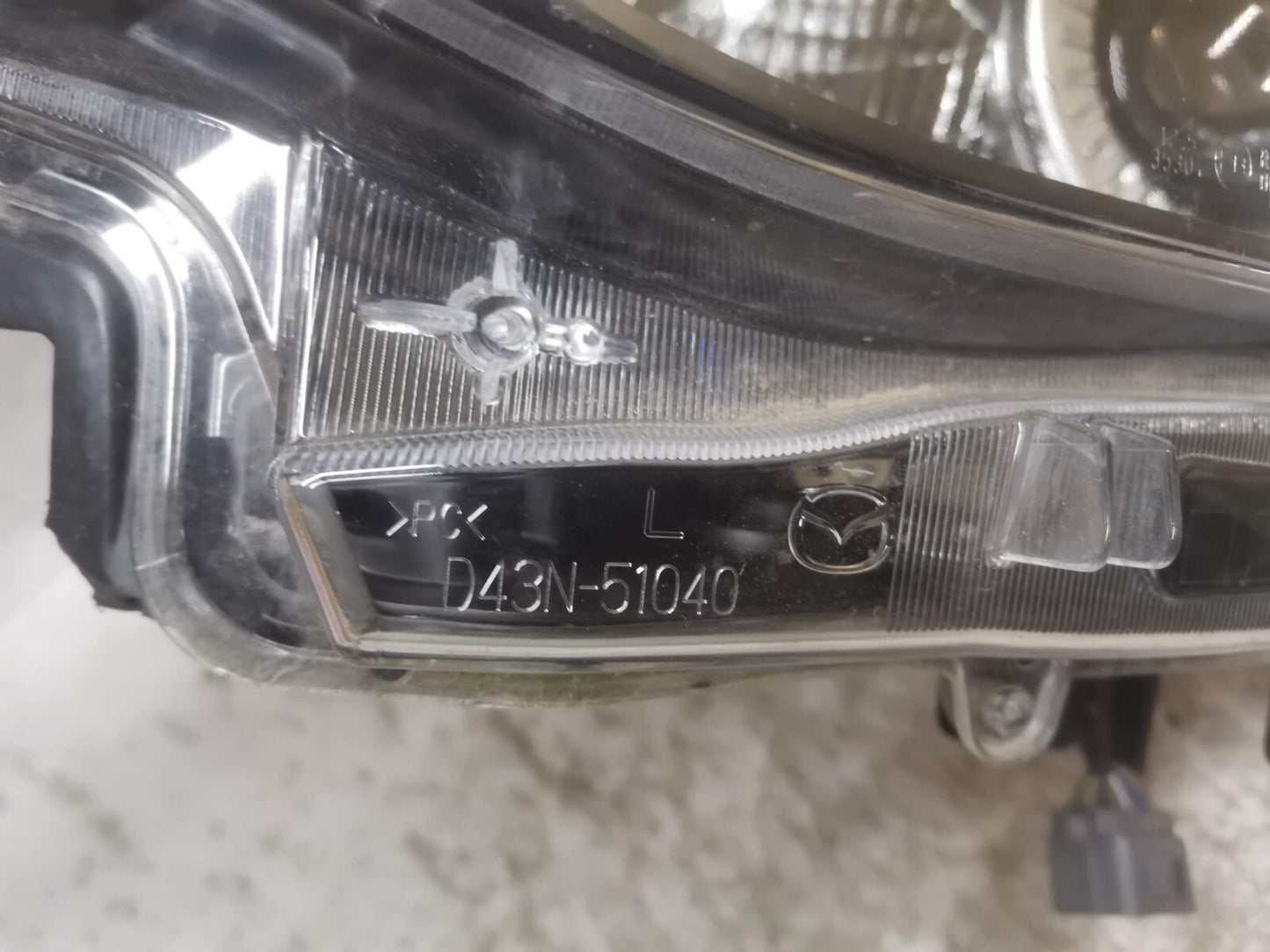 MAZDA 2 MK3 HEADLIGHT FRONT LEFT PASSENGER SIDE DJ 2019+ ON D43N-51040 ma222