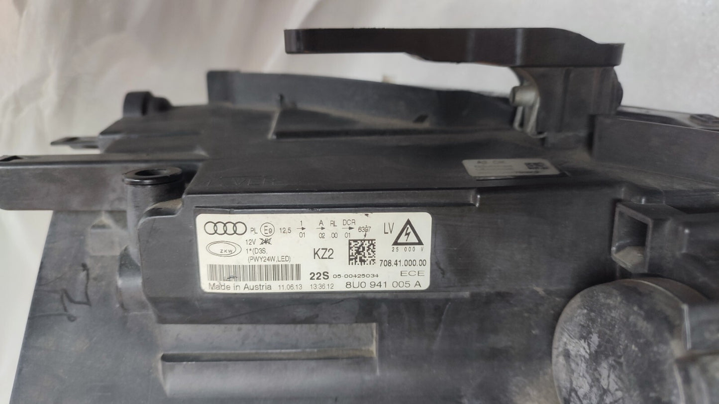Audi Q3 Headlight Headlamp left Passenger Xenon 8U0941005A au161