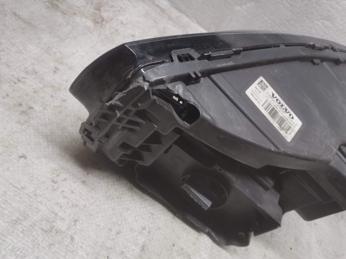 VOLVO XC90 FULL LED ACTIVE HIGH BEAM HEADLIGHT LAMP RIGHT SIDE 31656991 vo9021