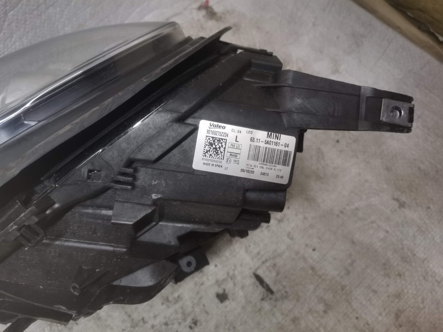 MINI F56 LCI 2019-2021 PASSENGER SIDE LED HEADLIGHT, PART No 5A01161-04 bm5642
