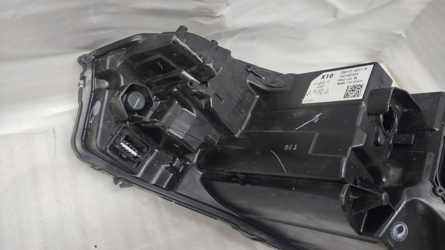 RENAULT ZOE 2020-2023 GENUINE RIGHT DRIVER SIDE HEADLIGHT 260103811R ren47