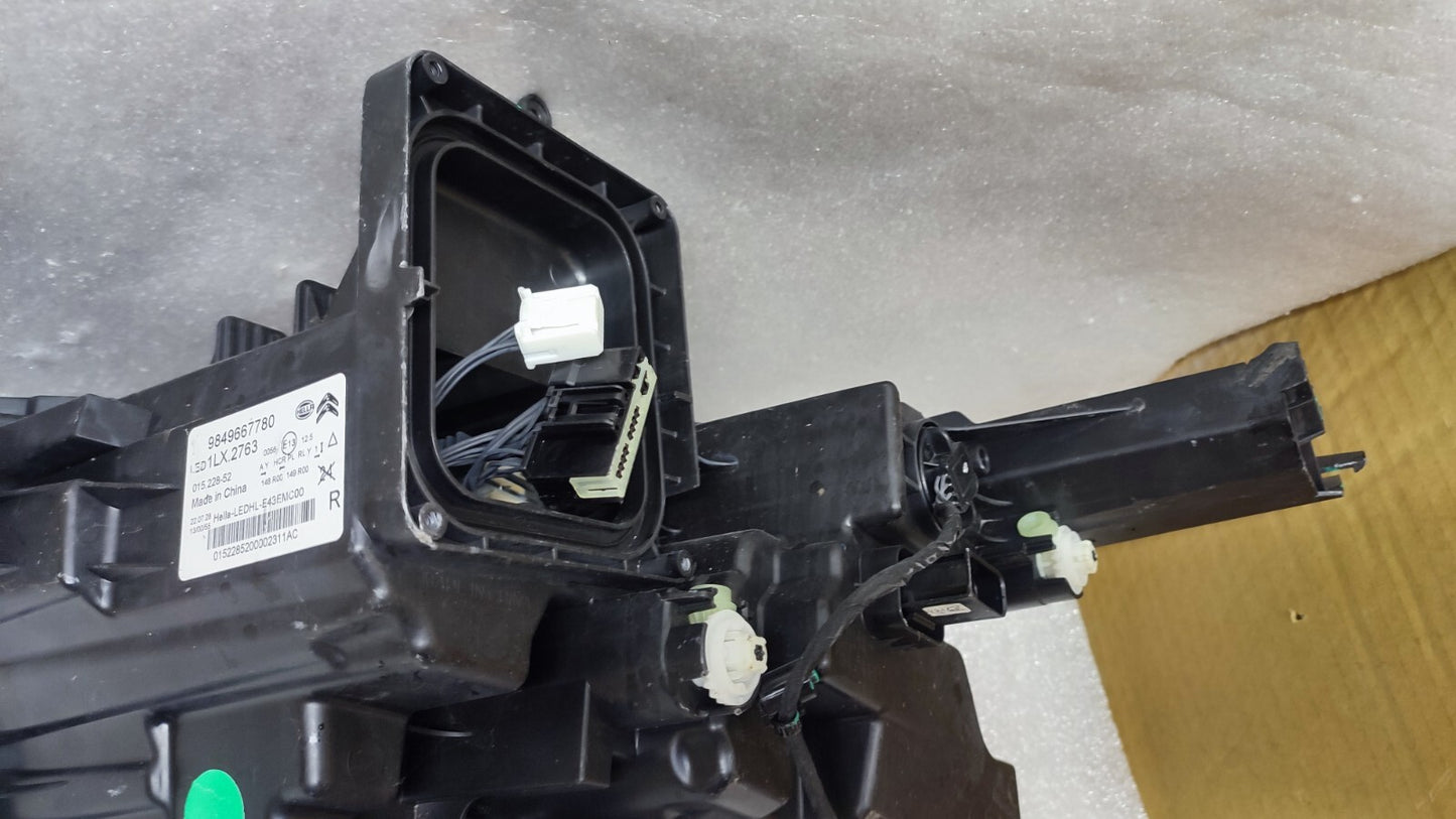 CITROEN C5X C5 X 2024 FRONT RIGHT HEADLAMP 9849667780 psa78