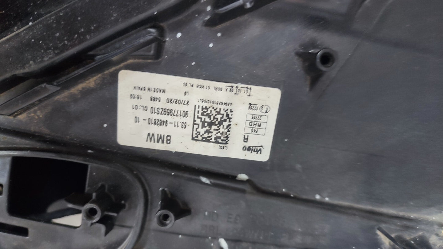 BMW 1 SEIRES F40 O/S RIGHT LED HEADLIGHT 2019 - ON GENUINE BMW 5A1E058 bm89