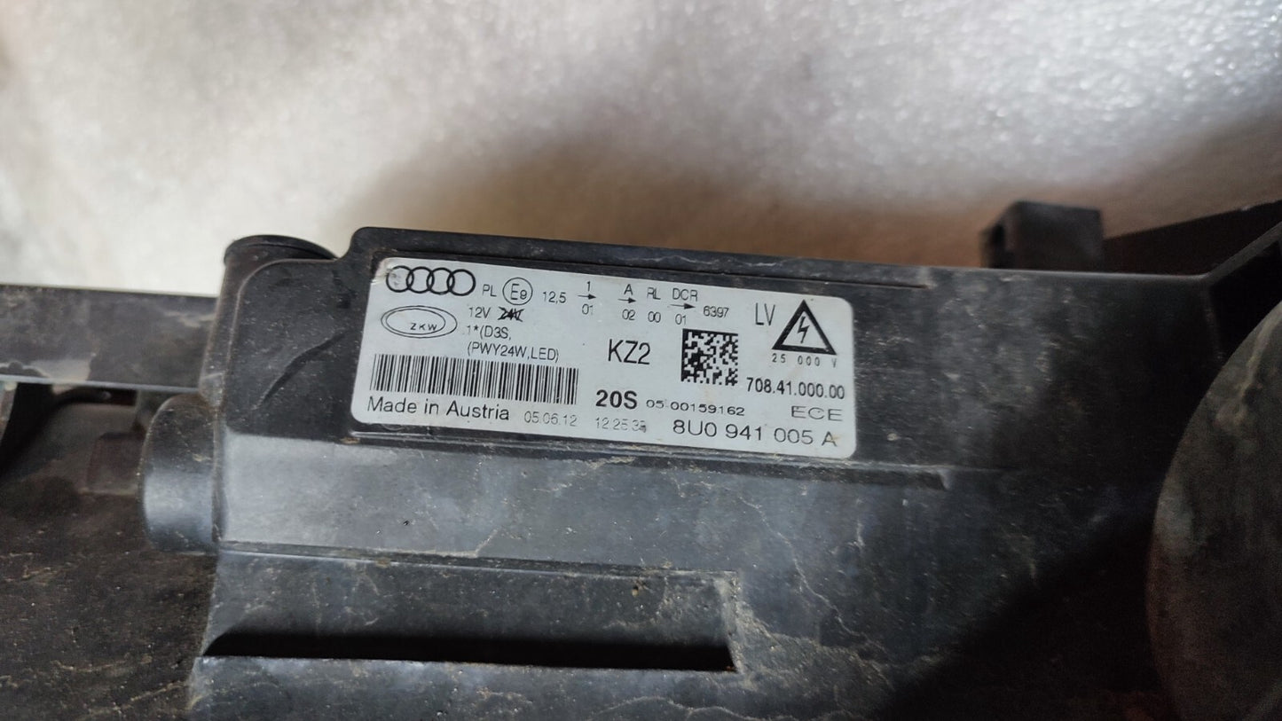 Audi Q3 Headlight Headlamp left Passenger Xenon 8U0941005A au161