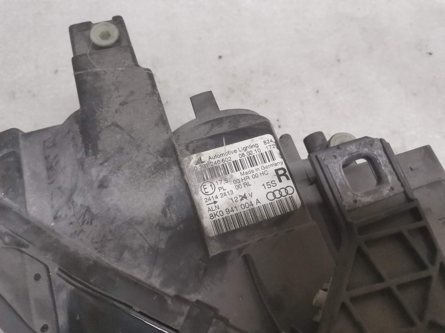AUDI A4 B8 2008- 12 FRONT RIGHT DRIVER SIDE HEADLIGHT 8K0941004A au116