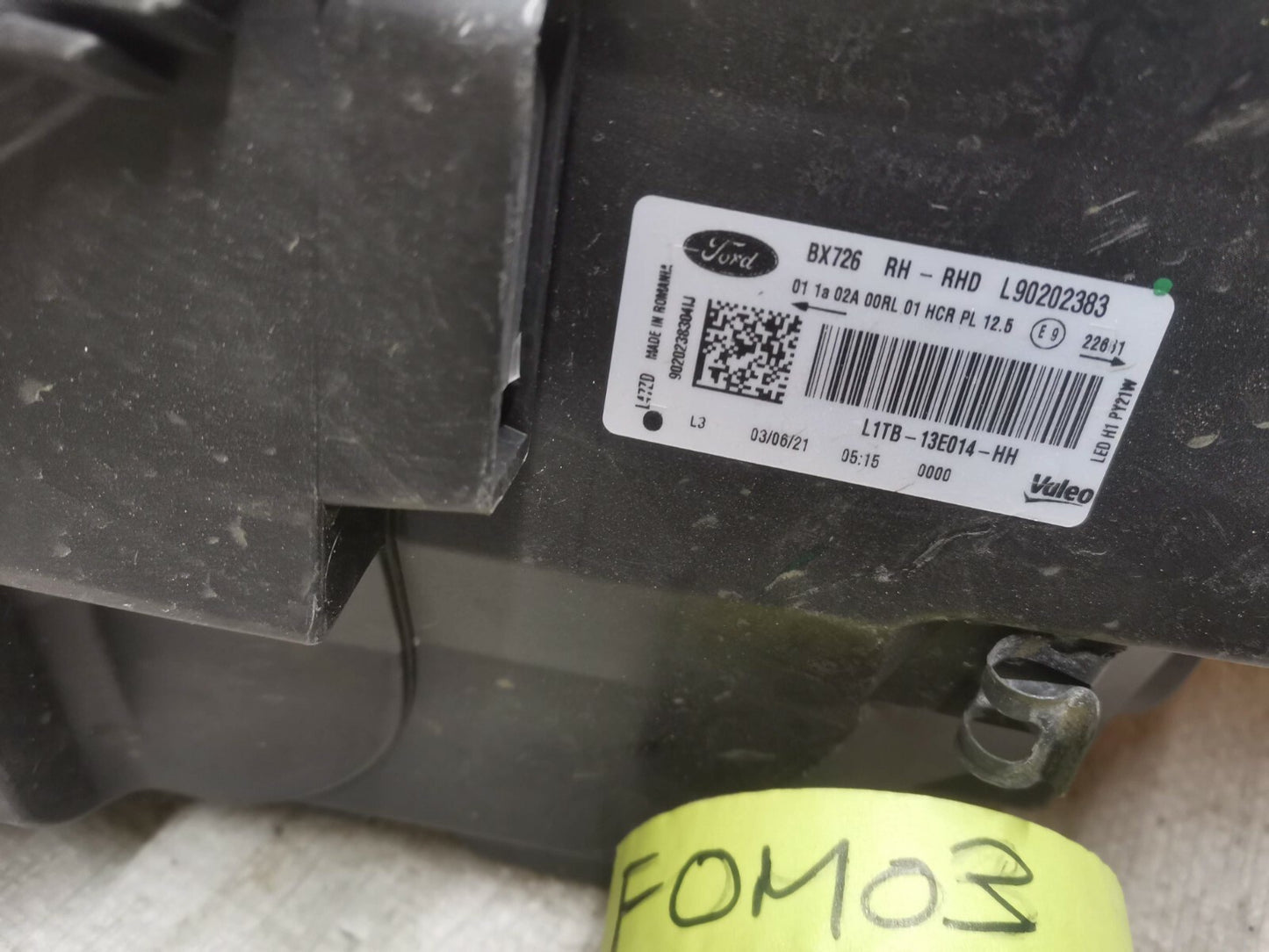 FORD PUMA 2019-ONWARDS ST LINE RIGHT SIDE LED HEADLIGHT L1TB-13E014-HH FOMO3