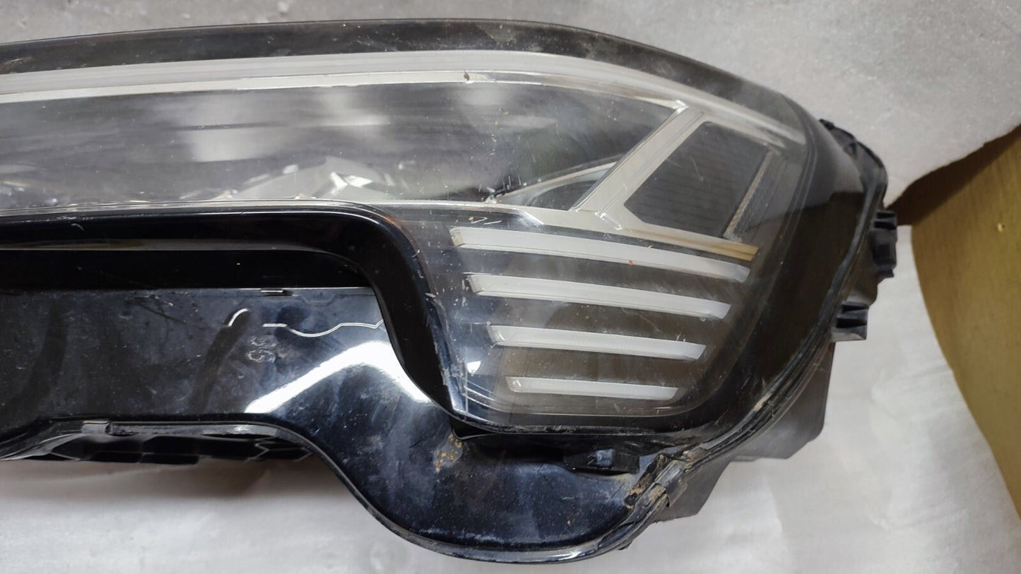 AUDI E-TRON PASSENGER SIDE LEFT LED HEADLIGHT 4KE941039A GENUINE 2018 2022 au157