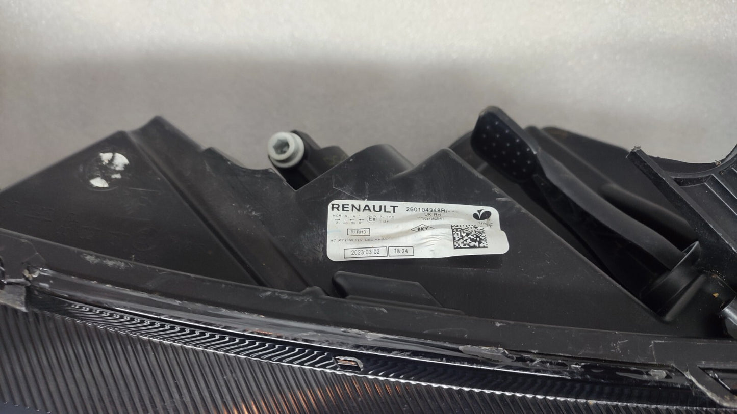 DACIA SANDERO JOGGER DRIVERS SIDE RIGHT LED HEADLIGHT 260104948R MK3 21-24 ren50