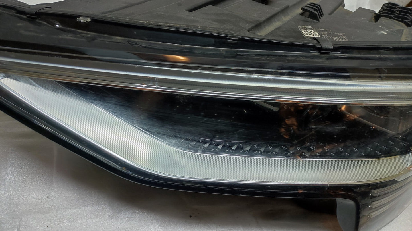 AUDI E-TRON PASSENGER SIDE LEFT LED HEADLIGHT 4KE941039A GENUINE 2018 2022 au157