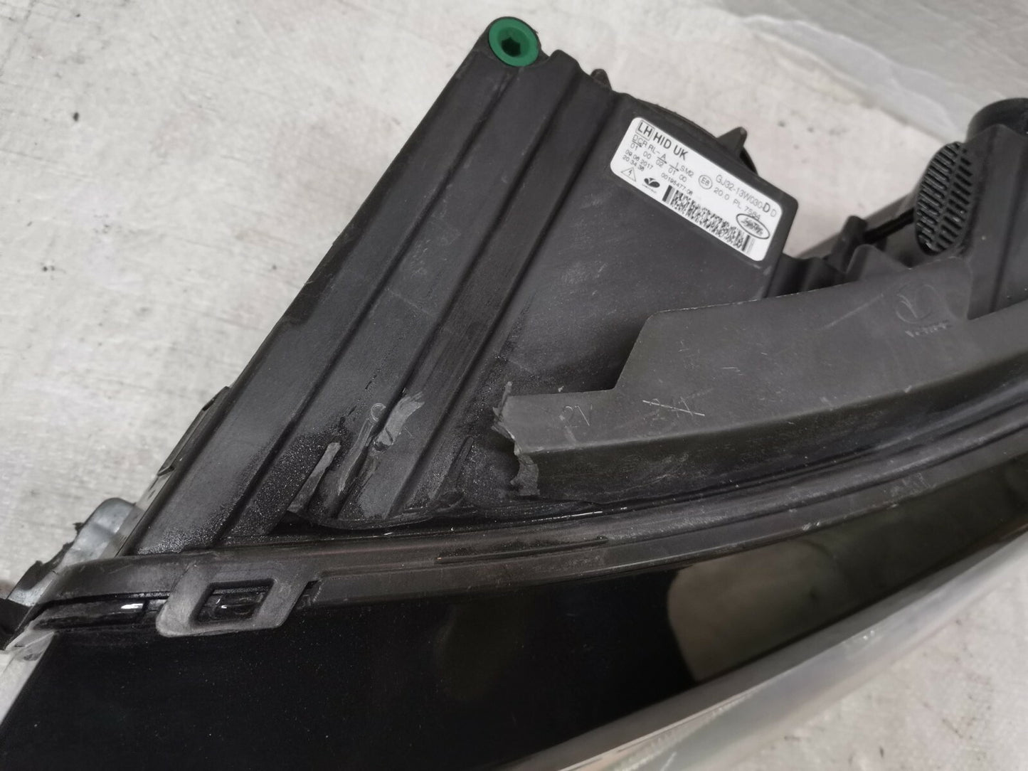RANGE ROVER EVOQUE PASSENGER SIDE LEFT FRONT HEADLIGHT GJ32-13W030-DD jlr8