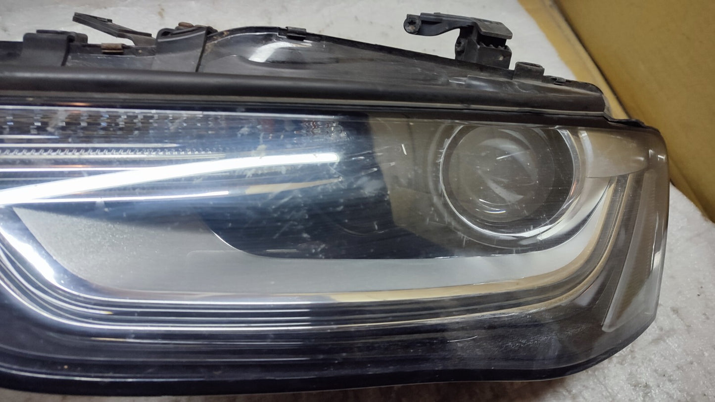 AUDI A4 B8.5 XENON HEADLIGHT FRONT LEFT PASSENGER SIDE 2012 8K0941005A aua4148