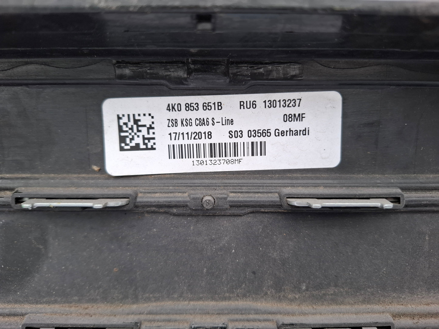 AUDI A6 S LINE 2019 2020 2021 2022 FRONT GRILL P/N 4K0853651B