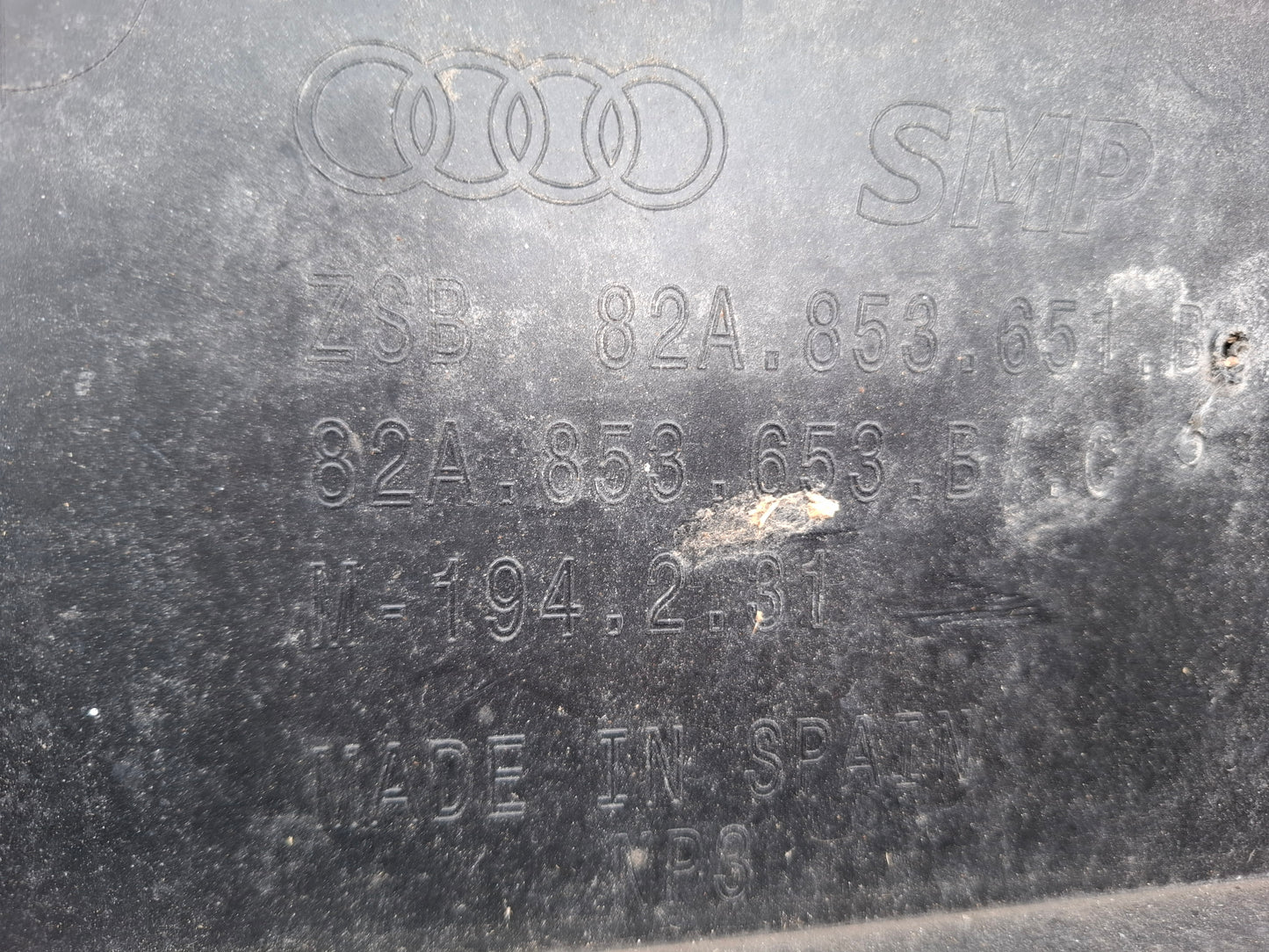 AUDI A1 S LINE 2018-ON GENUINE FRONT BUMPER MAIN GRILLE 82A853651B