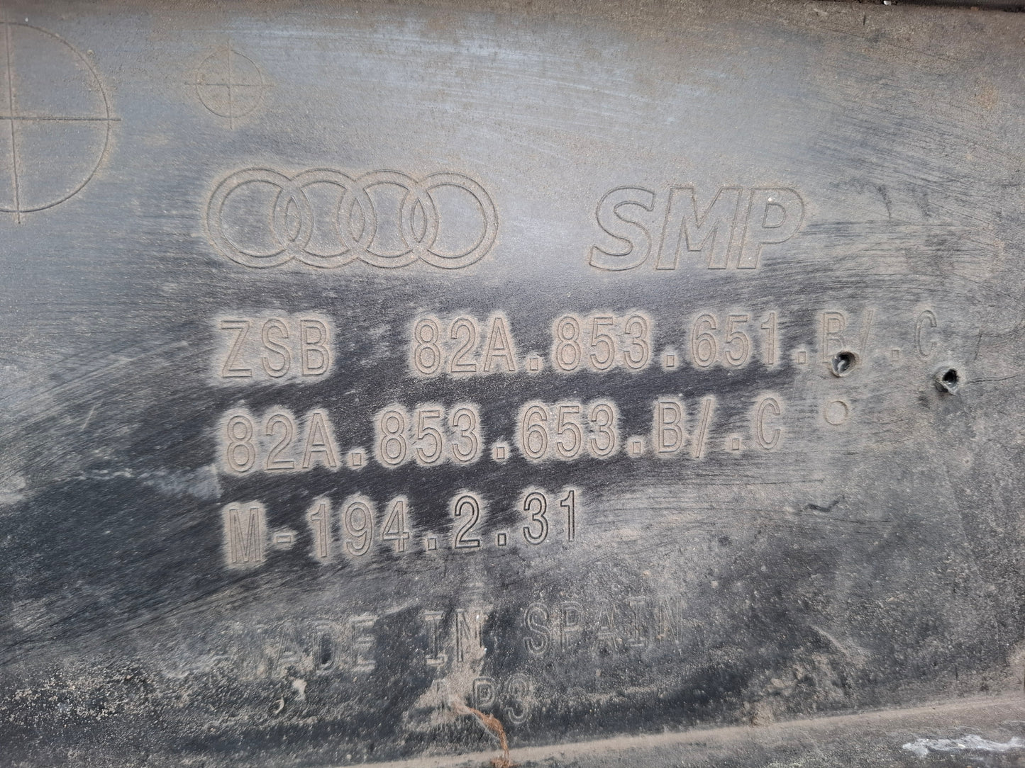 AUDI A1 S LINE 2018-ON GENUINE FRONT BUMPER MAIN GRILLE 82A853651B