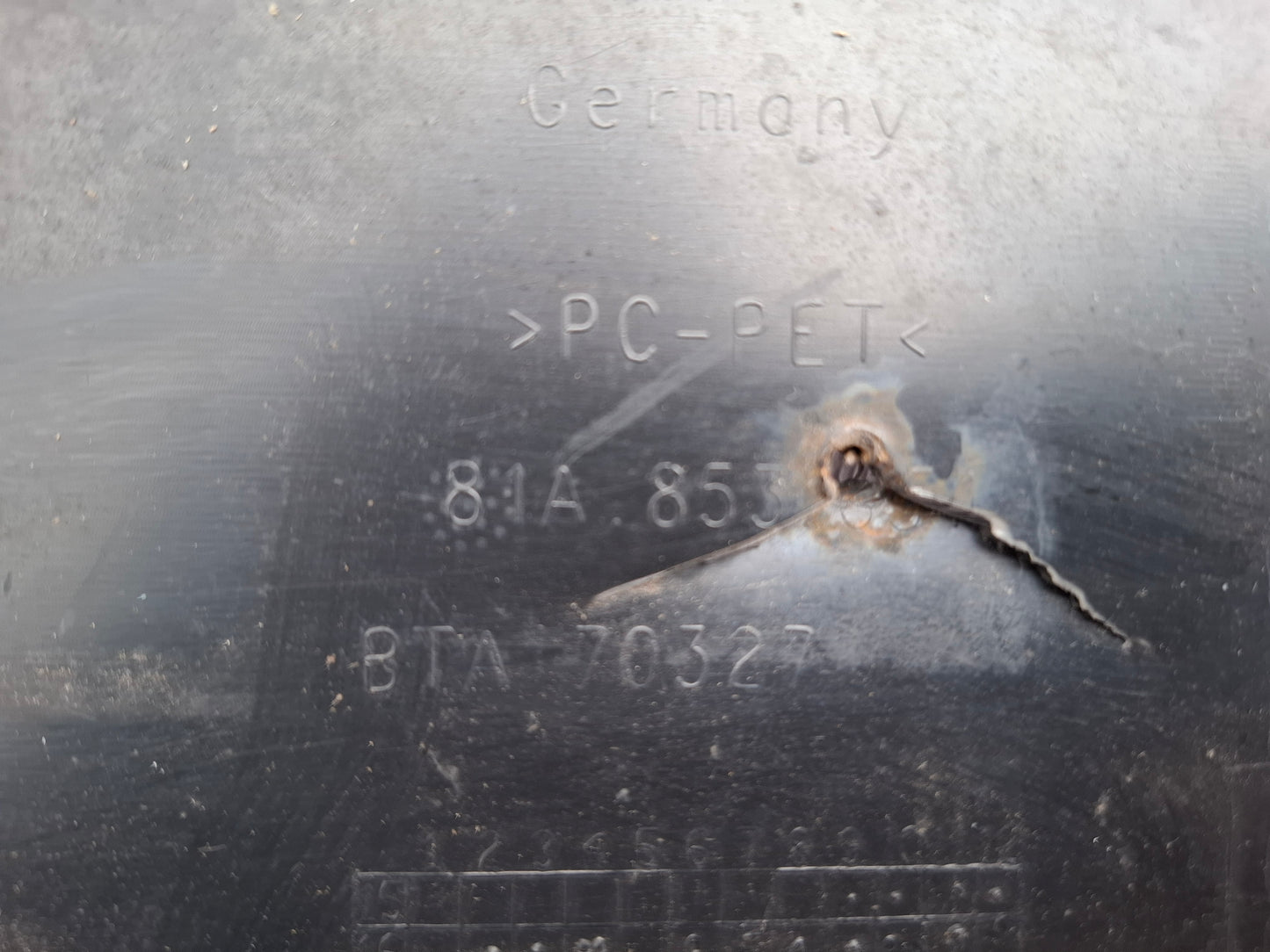 AUDI Q2 2016-2020 FRONT BUMPER GRILLE GENUINE 81A853651