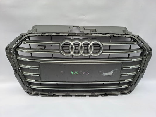 AUDI A3 8V S-LINE FACELIFT 2016-19 FRONT BUMPER GRILLE 8V3853651AC GENUINE