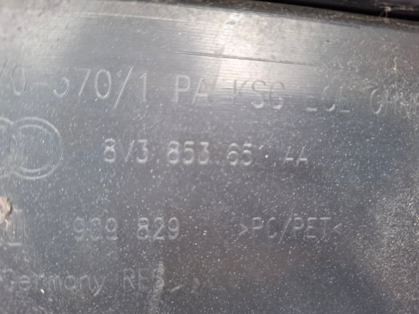 AUDI A3 8V S-LINE FACELIFT 2016-19 FRONT BUMPER GRILLE 8V3853651AA GENUINE