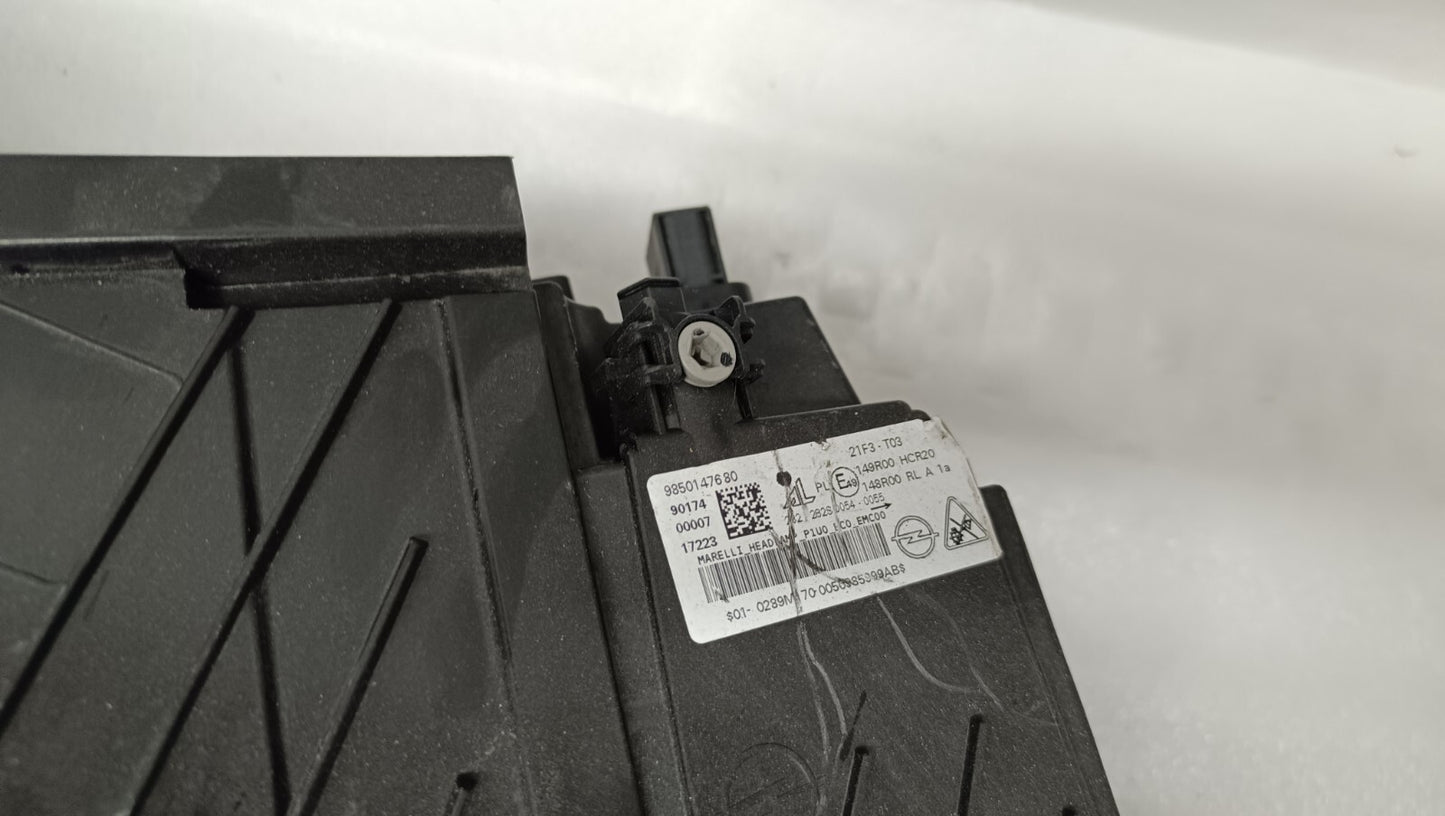 VAUXHALL GRANDLAND 2021-2024 GENUINE  DRIVER SIDE LED HEADLIGHT 9850147680 vx122