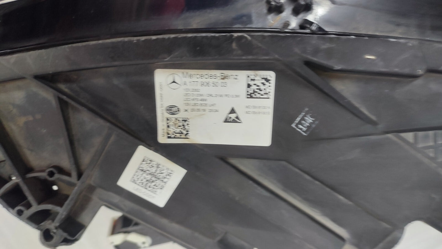 MERCEDES A CLASS W177 2018-23 RIGHT DRIVER SIDE HEADLIGHT A1779065003 104