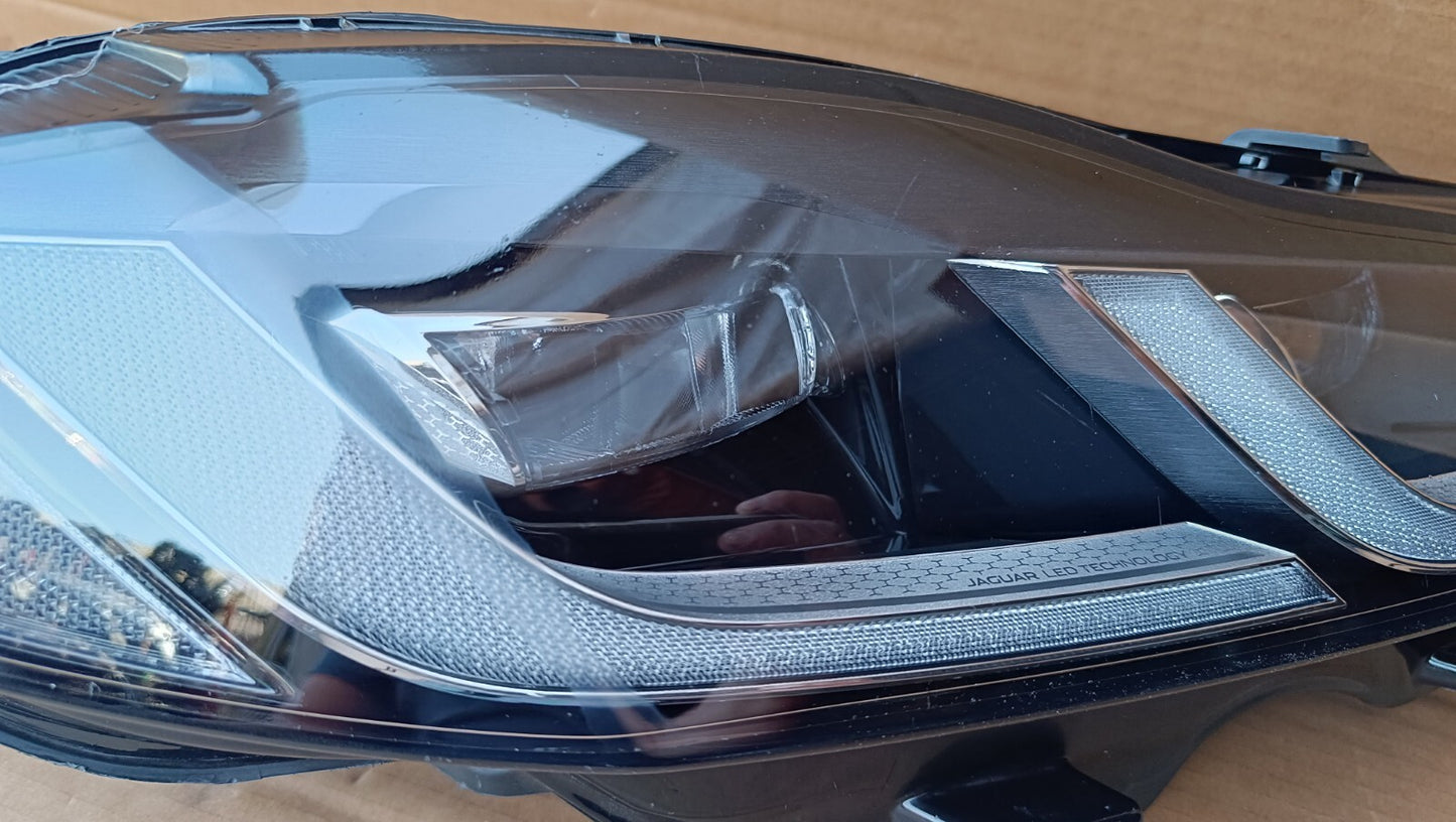 JAGUAR F PACE XF X260 X761 DRIVER SIDE LED HEADLIGHT GENUINE MK8313W029DE jlr69