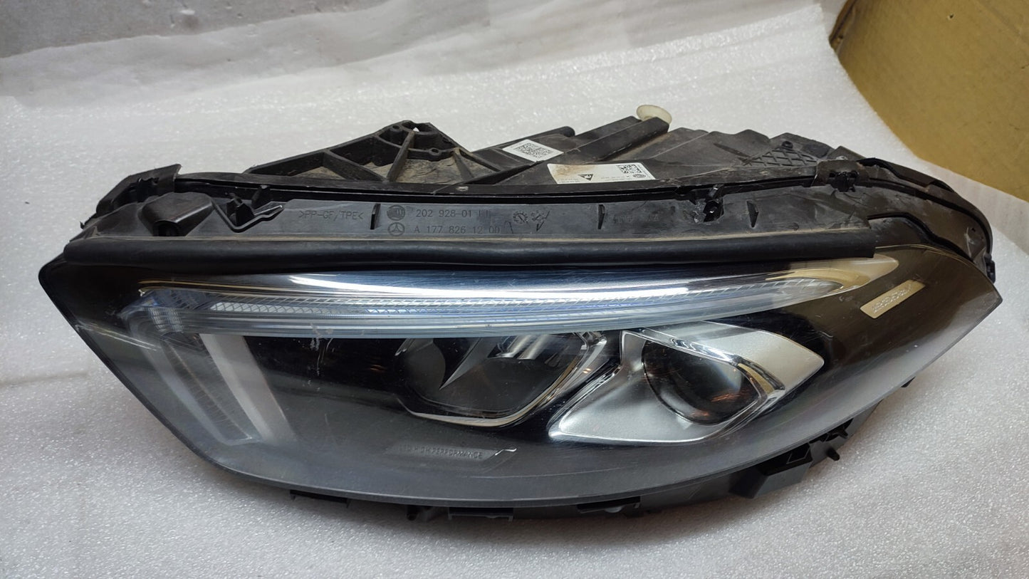 MERCEDES-BENZ W177 A-CLASS PASSENGER SIDE HEADLIGHT A1779064903 2018-2022 m92