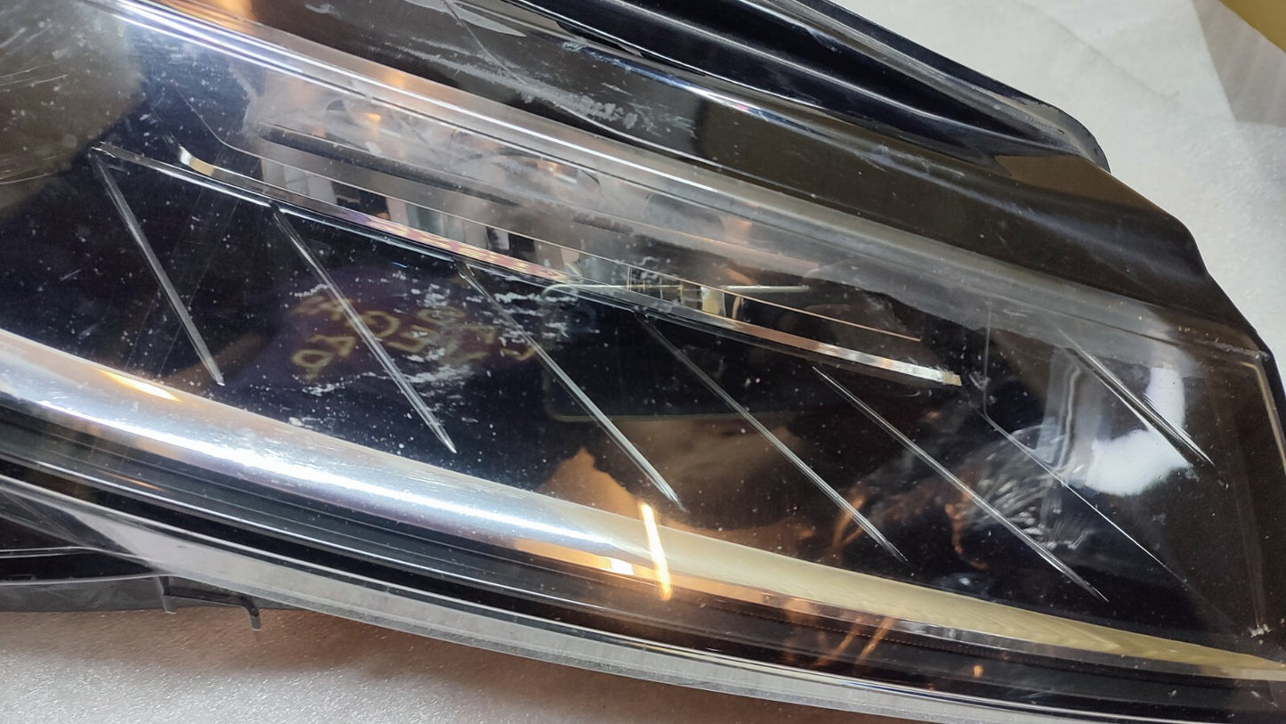 SKODA SUPERB MK3 FACELIFT CRYSTAL LED HEADLIGHT 2018-21 DRIVER O/S 3V2941016D 90