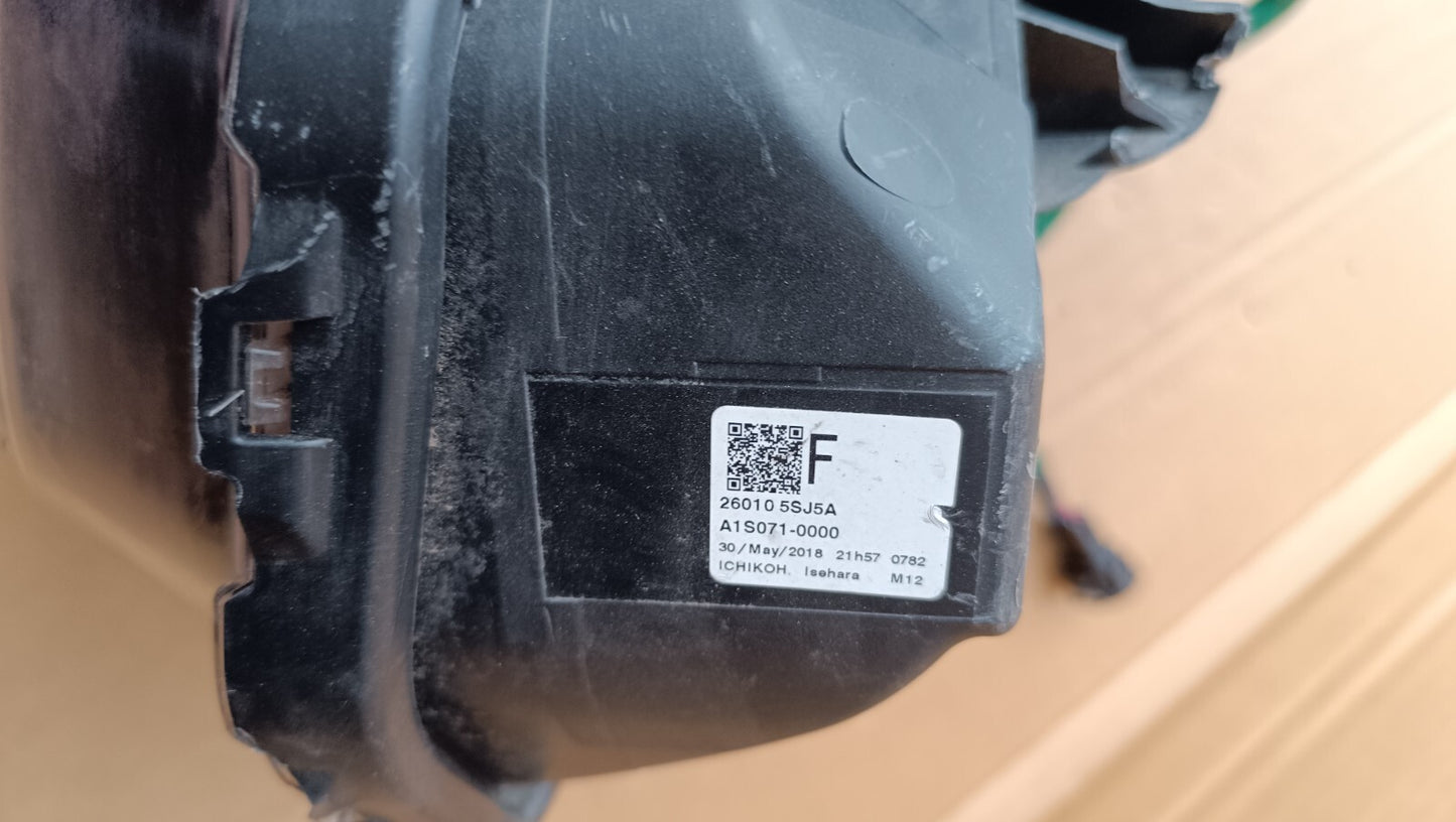 NISSAN LEAF FRONT RIGHT DRIVERS SIDE HALOGEN HEADLIGHT 260105SJ0A 2018 2024 ni60