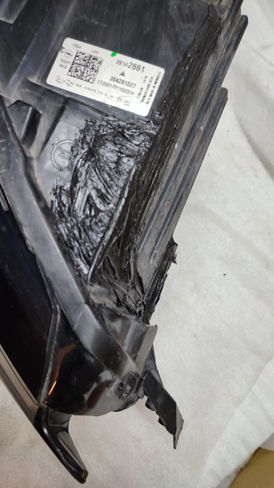 Vauxhall Corsa F LUX Headlight 2023 Onwards Driver Side OFS Part 39162661 vx101