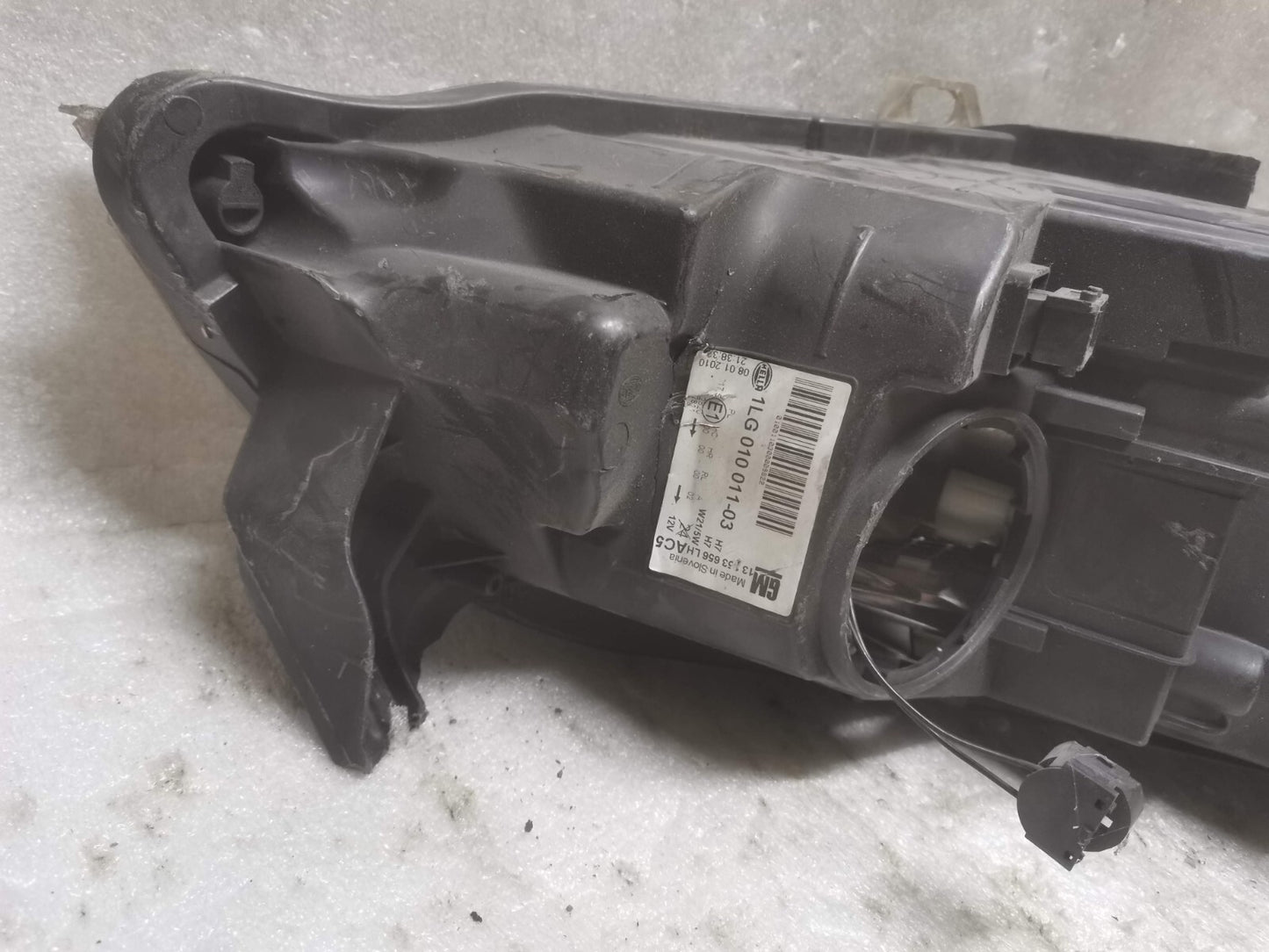 VAUXHALL ASTRA J HALOGEN PASSENGER HEADLIGHT Mk6 (J) 13253646 vxaj72