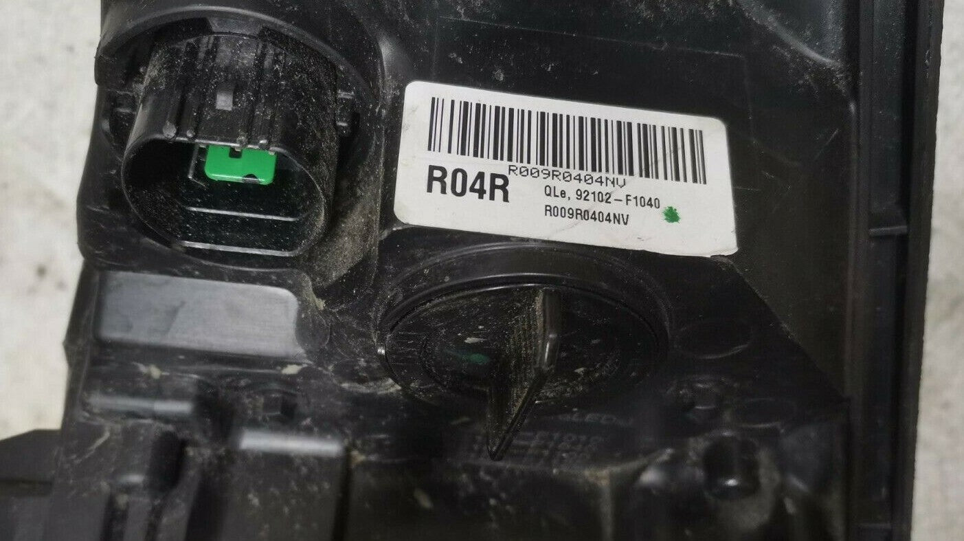 Kia Sportage 16-21 O/S Drivers Halogen Headlight Lamp 92102-F1040 kisp2