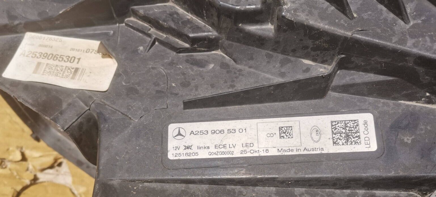 MERCEDES GLC W253 HEADLIGHTS RHD LED HIGH PERFORMANCE LEFT A2539065301 m44