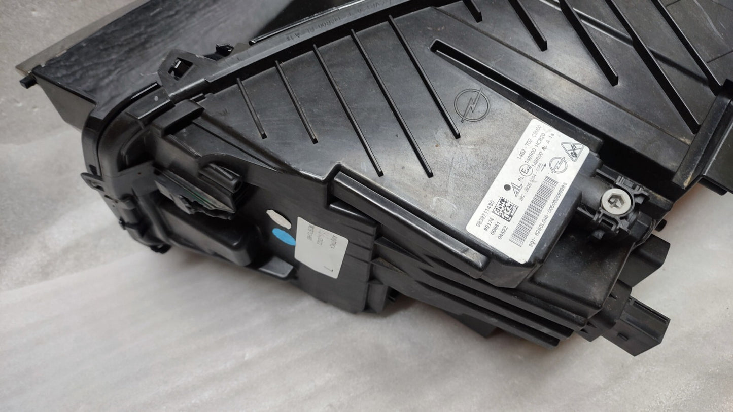 VAUXHALL GRANDLAND X 2022 - 2023 DRIVER HEADLIGHT 9839711480 vxgr88