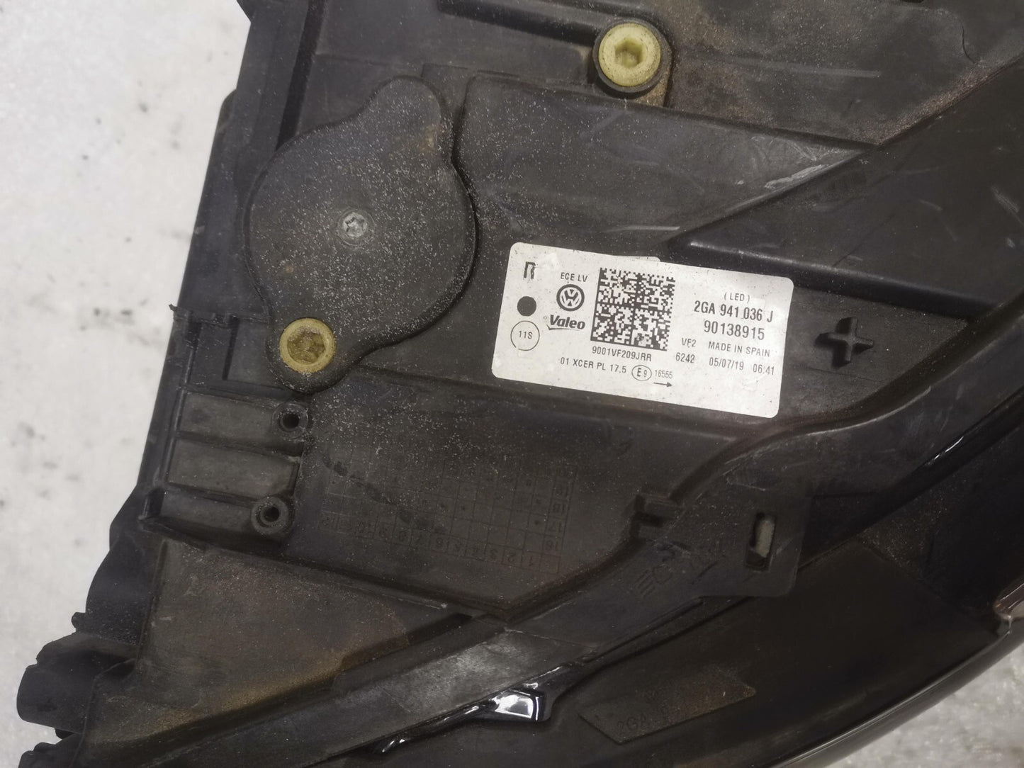 VOLKSWAGE T-ROC 2019 2020 2021 LED XENON RIGHT O/S HEADLIGHT 2GA941036J vw137