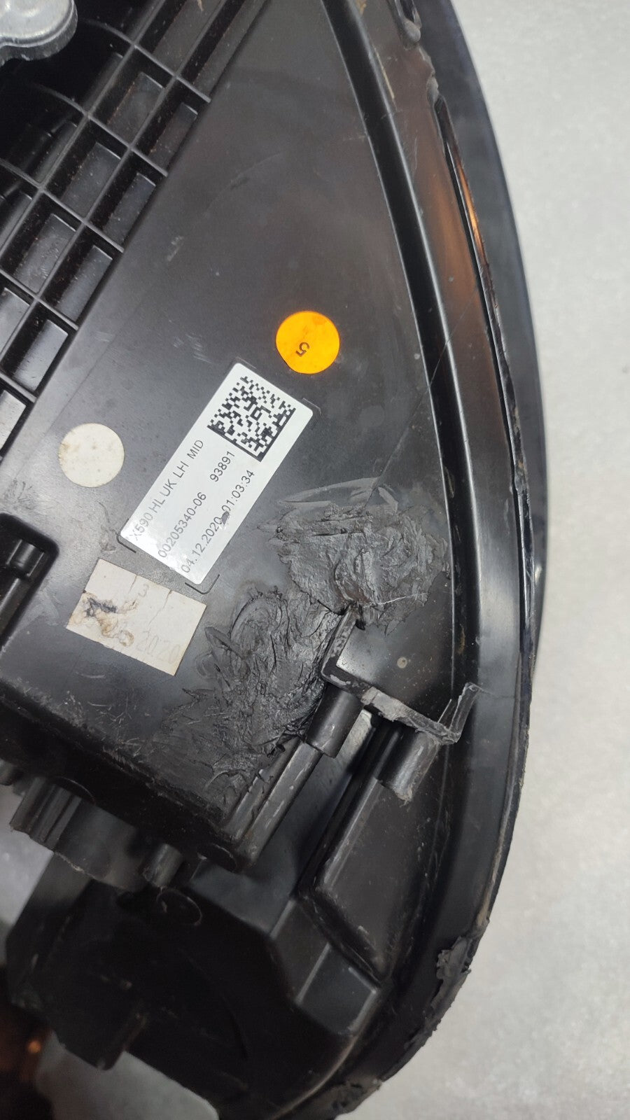 JAGUAR I PACE X590 PASSENGER SIDE LED HEADLIGHT J9D3-13W030-DC  jlr61