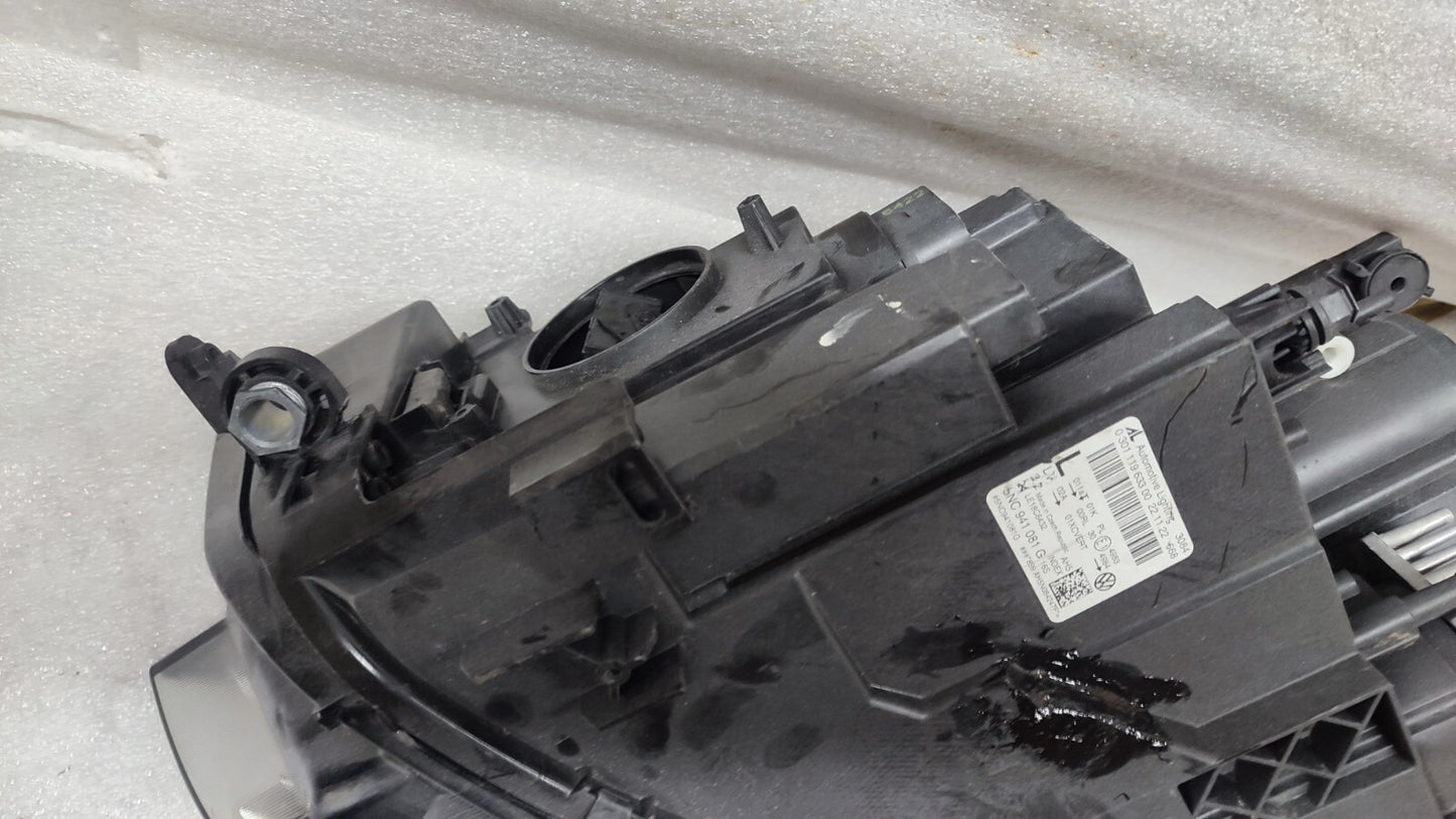 VOLKSWAGEN TIGUAN IQ LIGHT PASSENGER SIDE HEADLIGHT 2021-2023 5NC941081G vw168