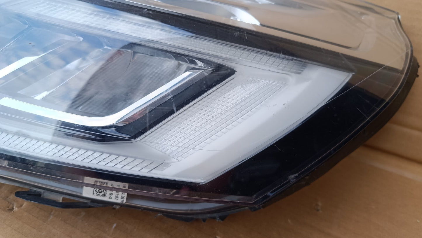 RENAULT CLIO PASSENGER SIDE LEFT LED HEADLIGHT MK4 PURE VISION 2016 2017 ren60