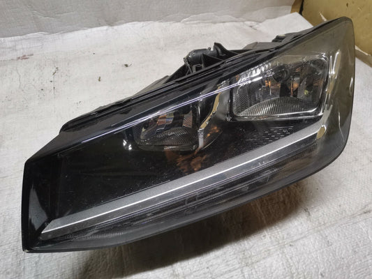 AUDI Q2 2016-2020 HALOGEN WITH DRL LED HEADLIGHT PASSENGER 81A941003A auq279