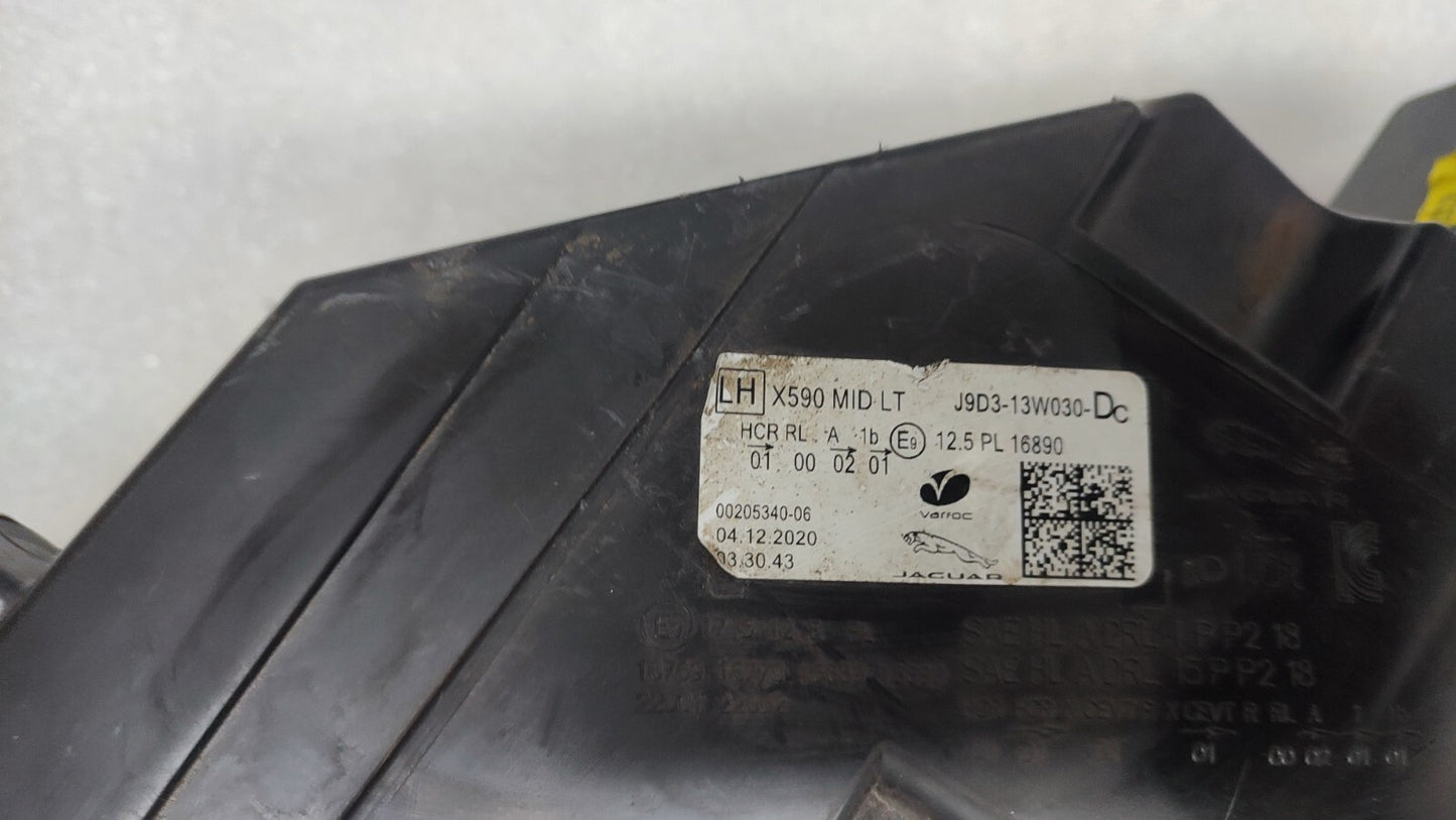 JAGUAR I PACE X590 PASSENGER SIDE LED HEADLIGHT J9D3-13W030-DC  jlr61