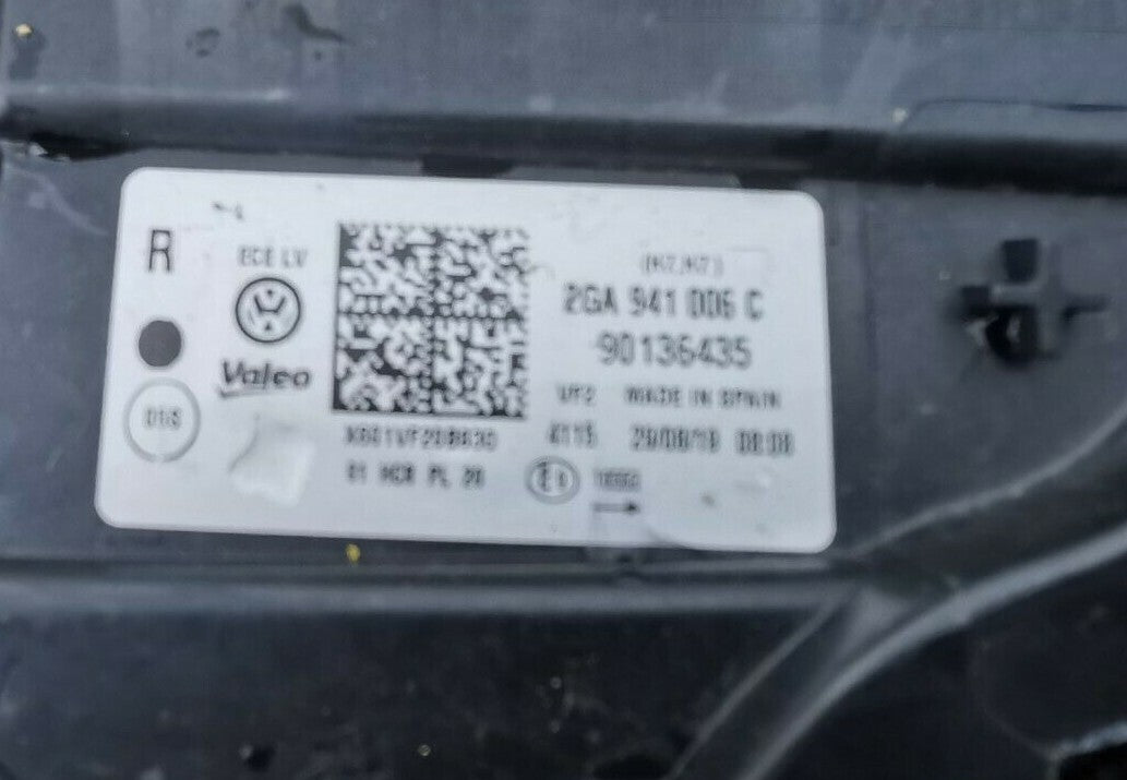 Volkswagen T-ROC Headlight Drivers Side Offside 2GA941006C VWTR34