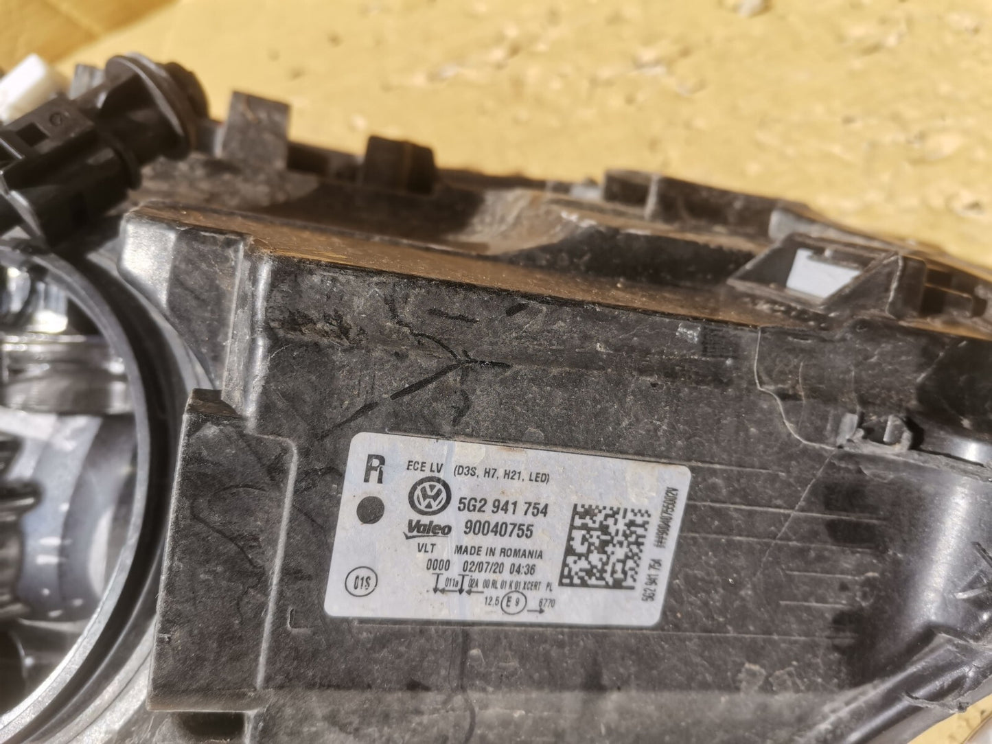 VOLKSWAGEN GOLF MK7 HEADLIGHT headlamp 5G 2012+ 5g2941754 vwgo95