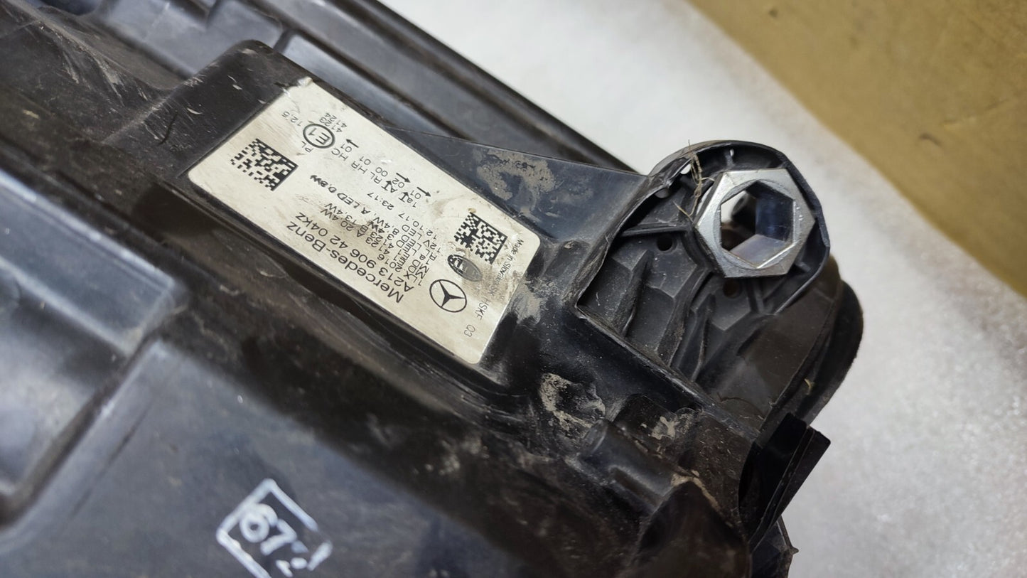 MERCEDES E CLASS 2016-2020 DRIVER SIDE LED XENON HEADLIGHT A2139064204 m21375