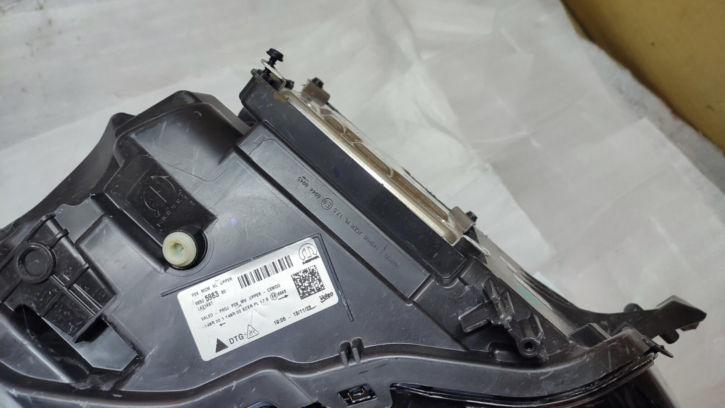 Peugeot 2008 gt 2 FL full projector headlamp headlight 9850598380 psa69